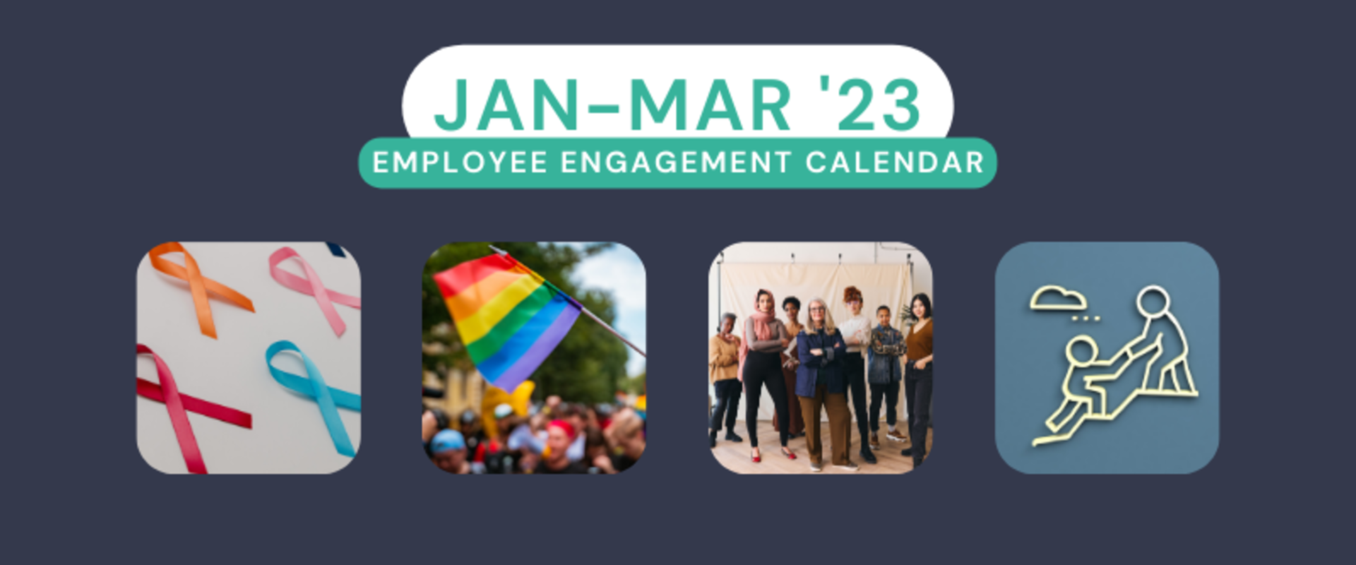 Employee Engagement Calendar - FREE DOWNLOAD (Jan-Mar &#39;23)