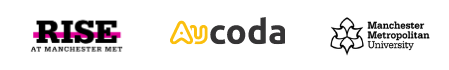 Aucoda and Manchestet Met Rise logos