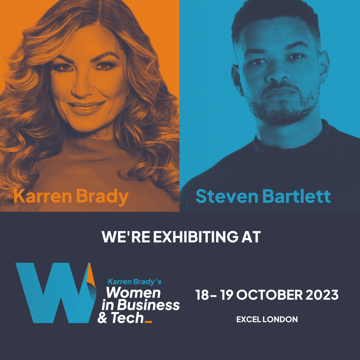 Poster for Karren Brady's Women in Business & Tech Expo