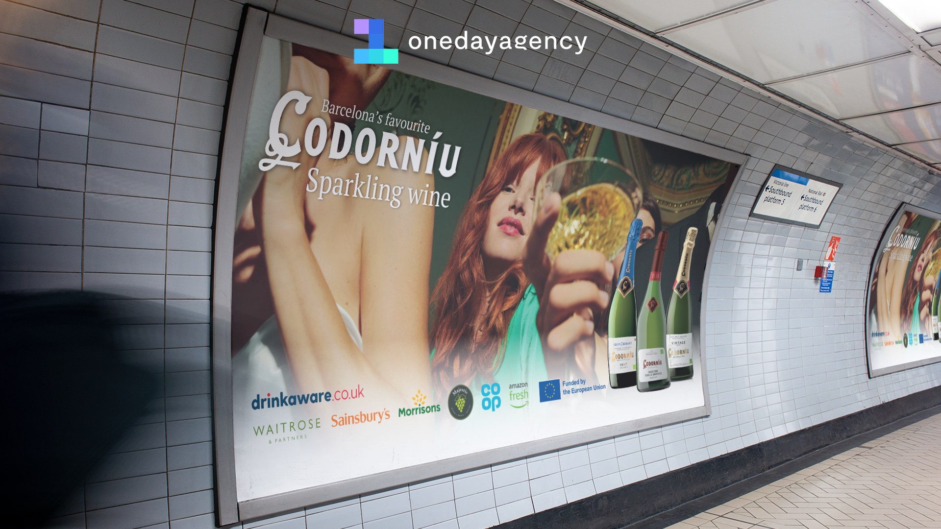 One Day Agency - London Underground - Codorniu