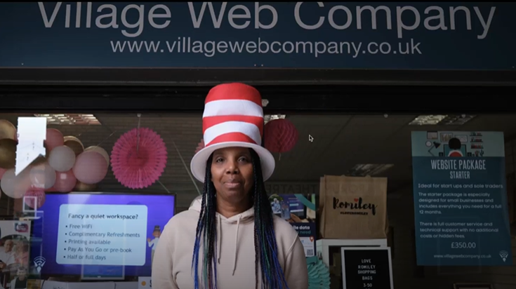Claire Worthington, Founder and Director of Village Web Company CIC 
