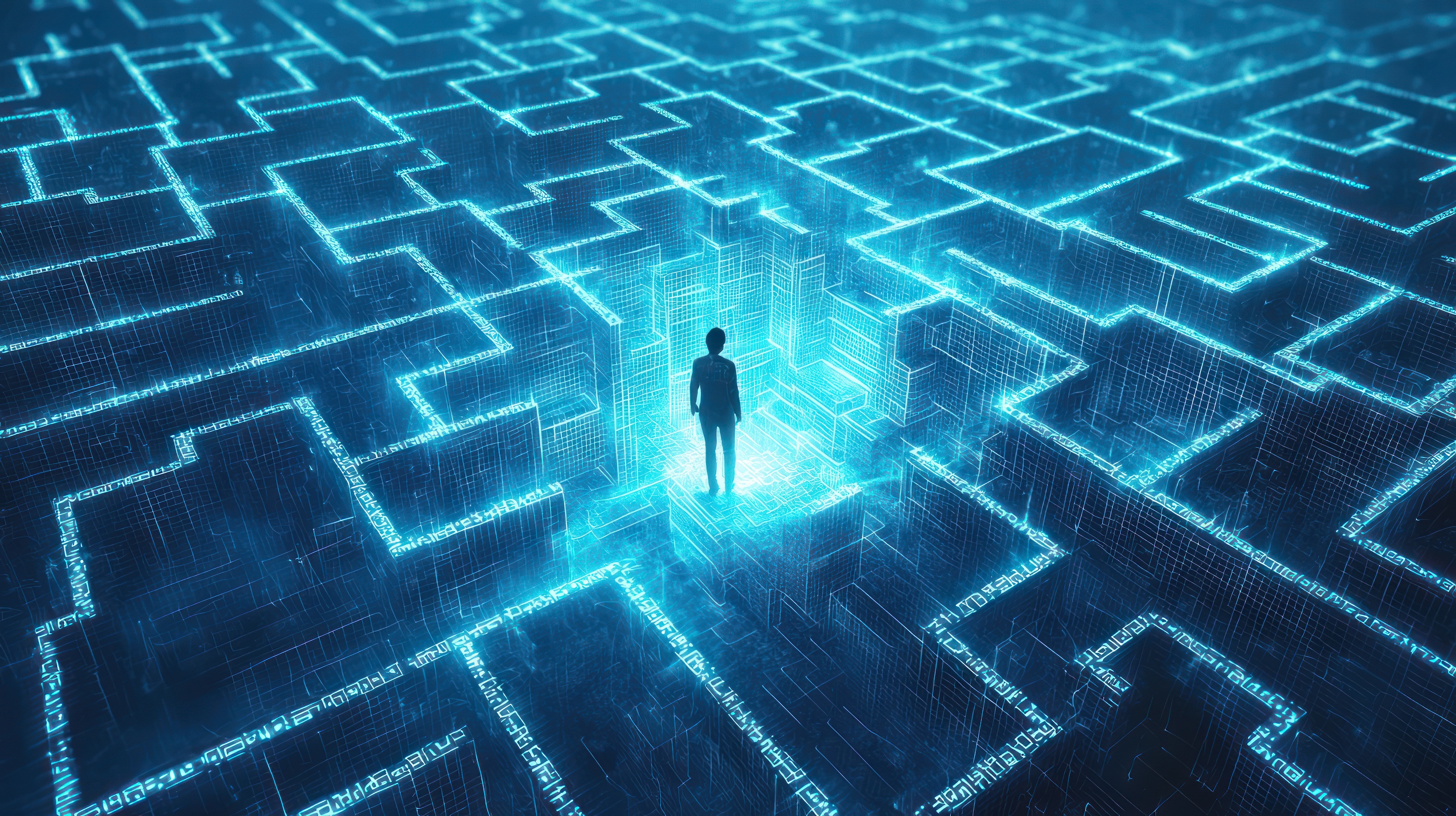 Hacker lost in a maze