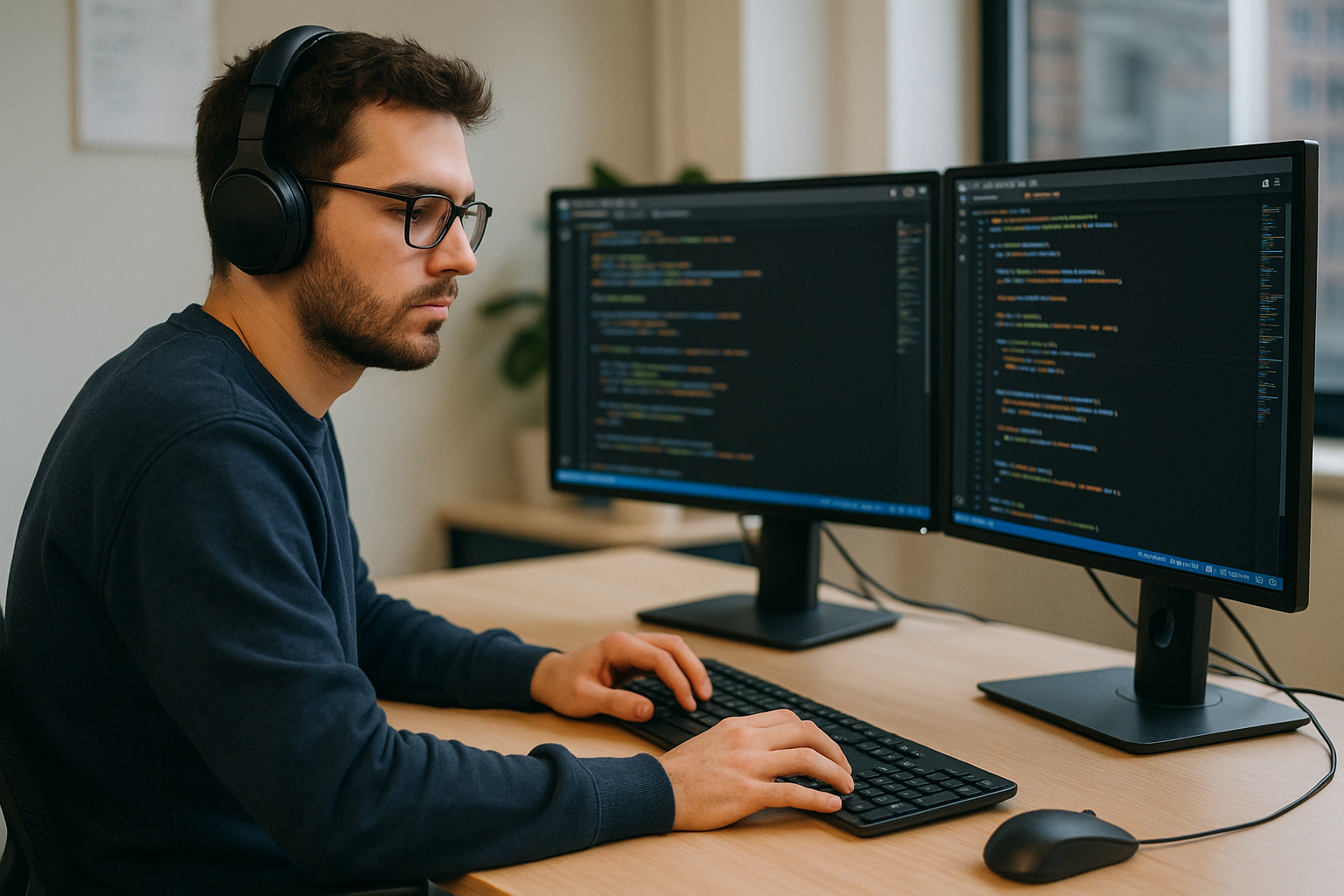 Man developing for iOS
