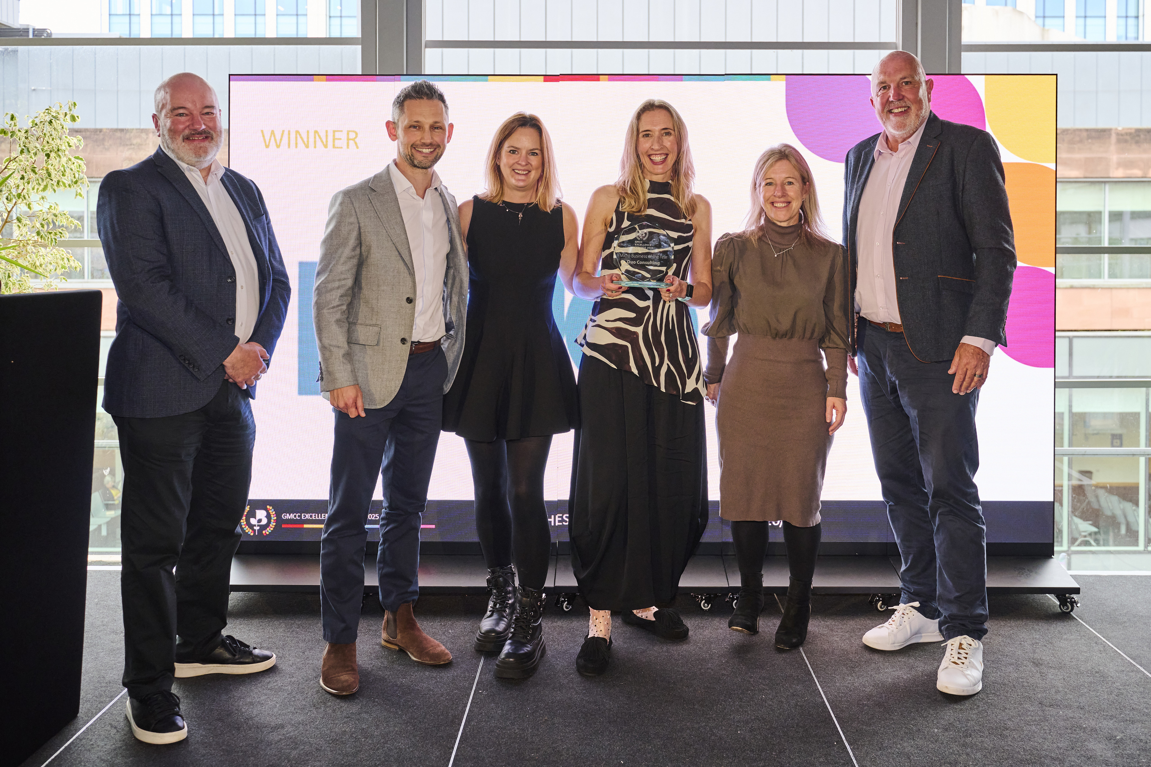 Manchester PR agency Duo Consulting - GMCC Excellence Awards winners