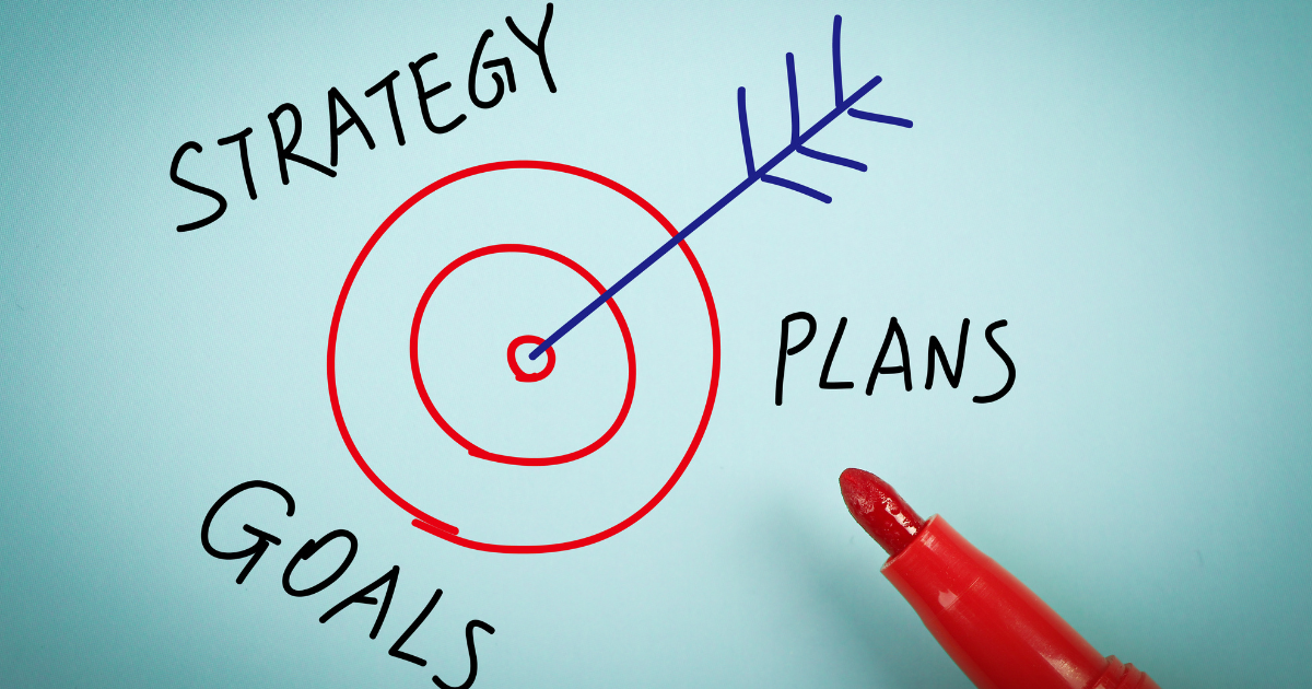 Strategic Planning and Goal Setting Illustration