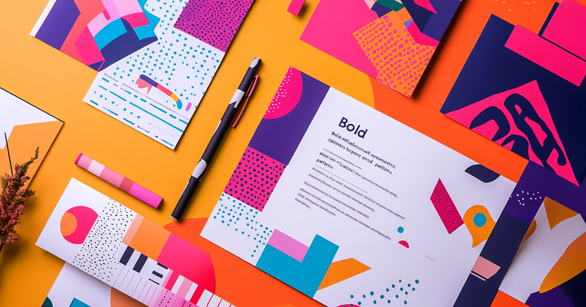 Bold visuals bring brand identity to life.