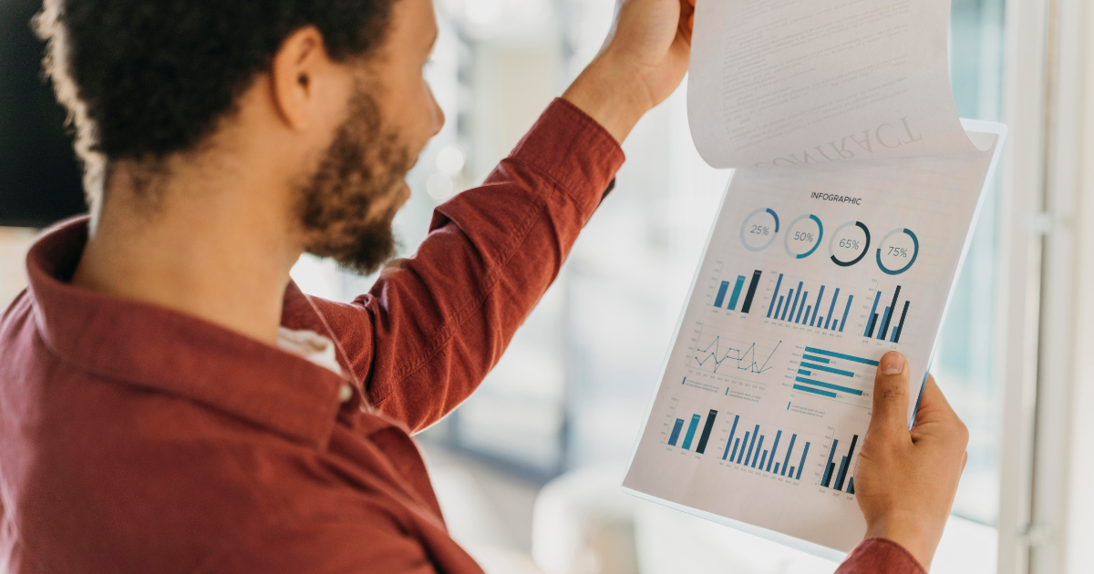 Illustration showing A/B split testing comparison used in marketing campaign optimization by Title Productions.
