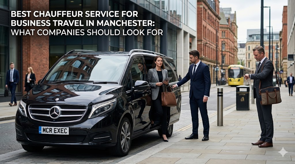 Best chauffeur service for business travel in Manchester with premium executive transport
