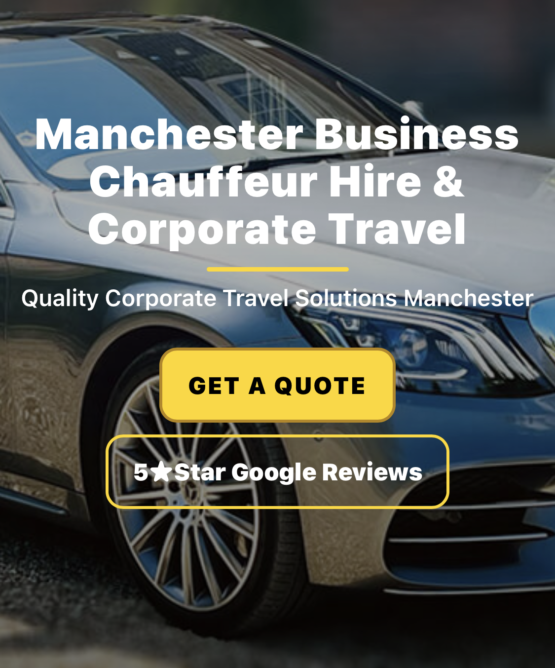 Luxury chauffeur service Manchester – Get Chauffeur Service executive transport.