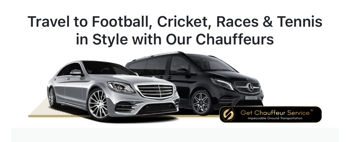 Luxury chauffeur travel to sporting events in Manchester by Get Chauffeur Service