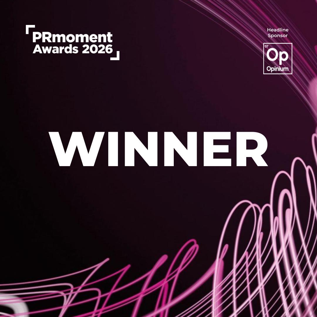 Winner of the PR Moment Awards
