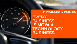EBITDA dashboard illustrating technology-enabled business performance