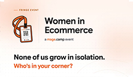 MageCamp Women in Ecommerce Manchester event featuring Sanya Ristic from illuminise