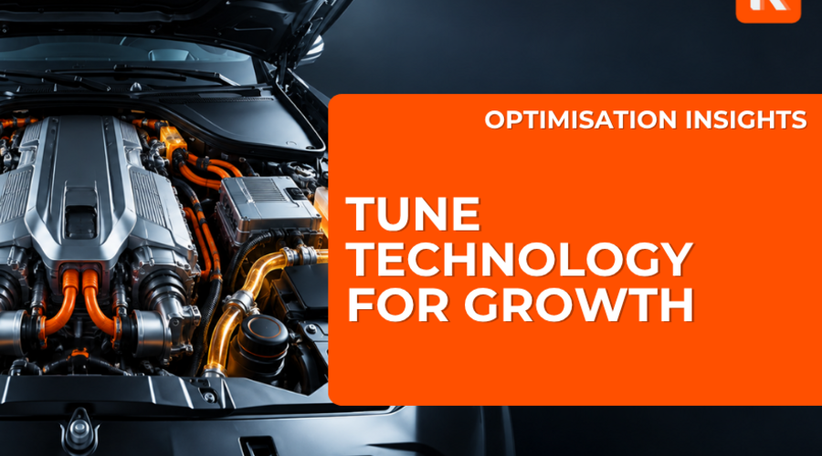 Futuristic car engine illustrating technology tuned for business growth