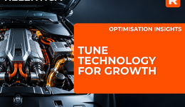 Futuristic car engine illustrating technology tuned for business growth