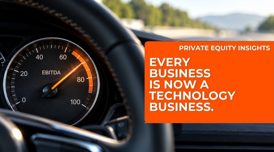 EBITDA dashboard illustrating technology-enabled business performance