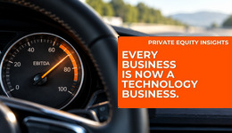 EBITDA dashboard illustrating technology-enabled business performance