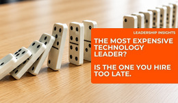 The Most Expensive Technology Leader Is The One You Hire Too Late