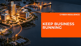 Connected business hub, port and energy infrastructure, illustrating critical service dependencies