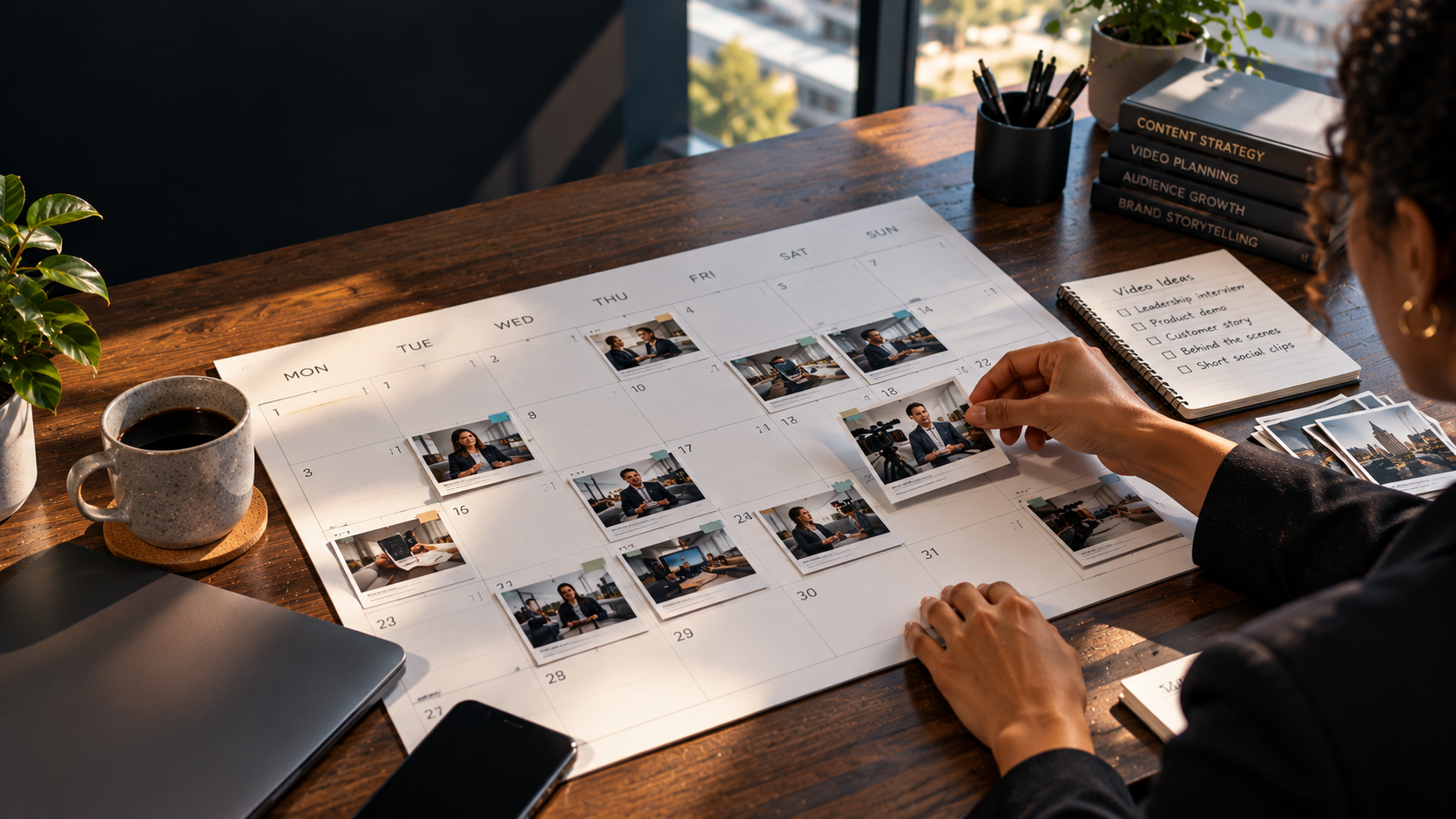 How often should a business post video