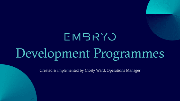 Embryo Development Programme