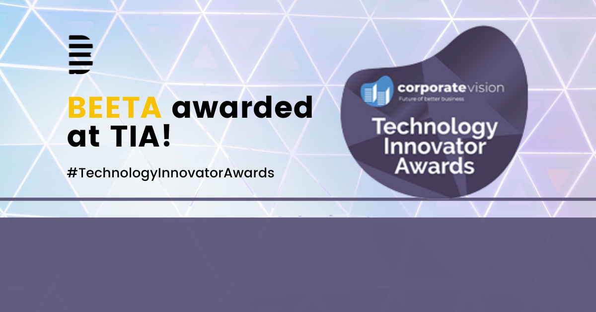 tech innovator awards TIA Beebot chatbot virtual assistant AI artificial intelligence machine learning ml